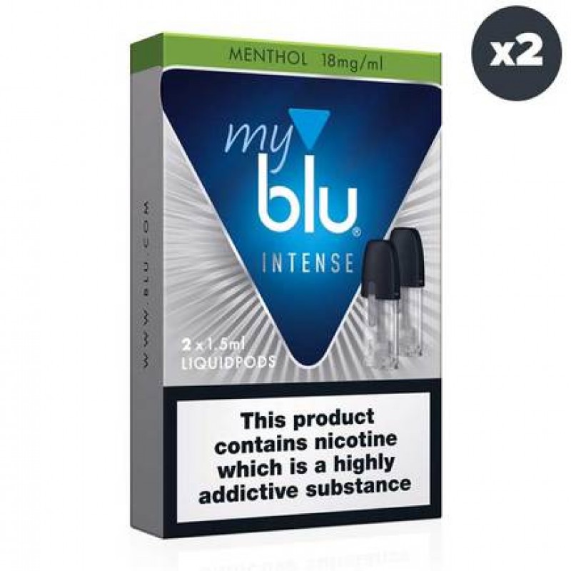 Myblu Liquid Replacement Pods - Menthol - 1.8% NS ...