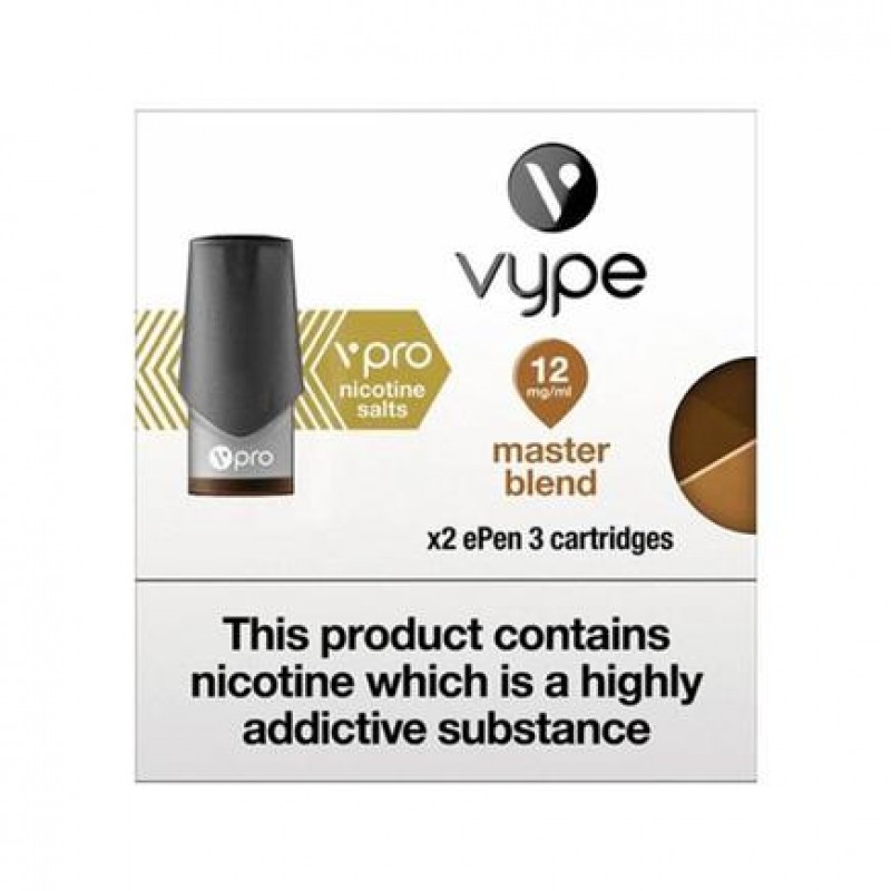 Vype ePen 3 vPro – Master Blend Cartridges (Pack...