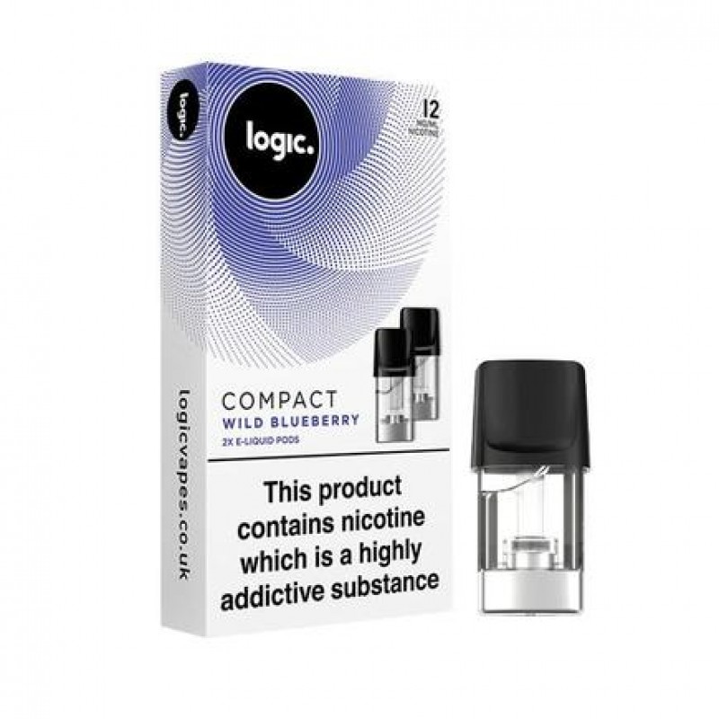 Logic Wild Blueberry 12mg Compact Vape Pods