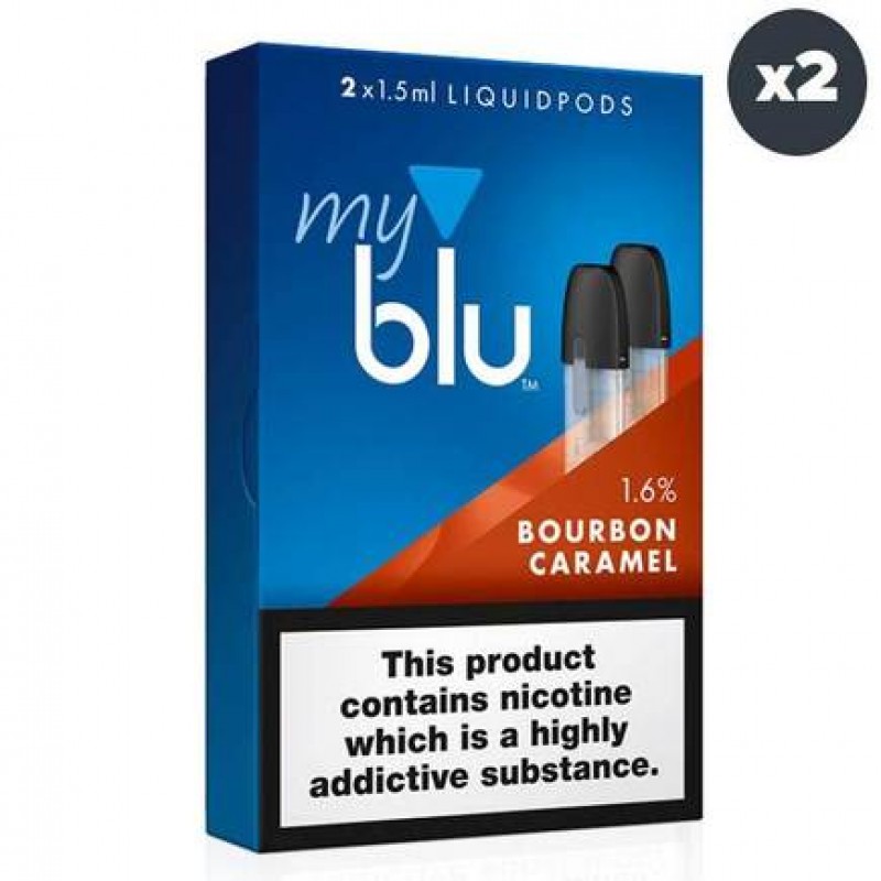 Myblu Liquid Replacement Pods - Bourbon Caramel