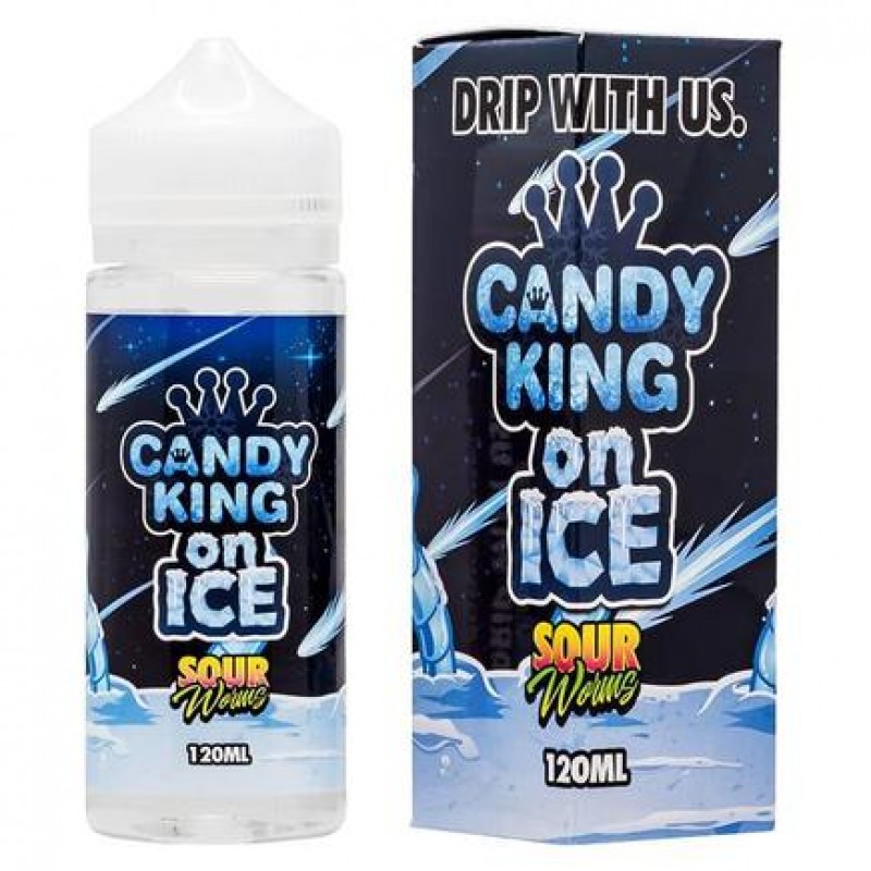 Candy King - Sour Worms On Ice 100ml Short Fill E-...