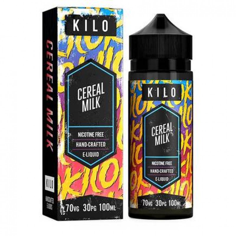 Kilo E-Liquids - Cereal Milk 100ml Short Fill E-Li...