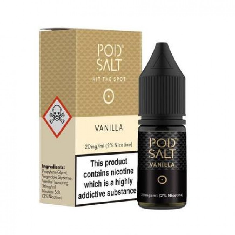 Pod Salt Vanilla 10ml Nicotine Salt E-Liquid