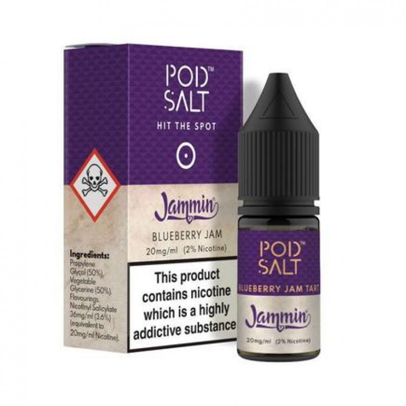 Pod Salt Fusions Blueberry Jam Tart 10ml Nic Salt ...