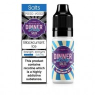 Dinner Lady - Blackcurrant Ice 10ml Salt Nic E-Liq...