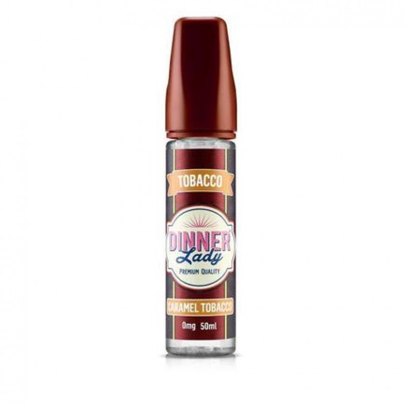 Dinner Lady Caramel Tobacco 50ml Short Fill E-Liqu...