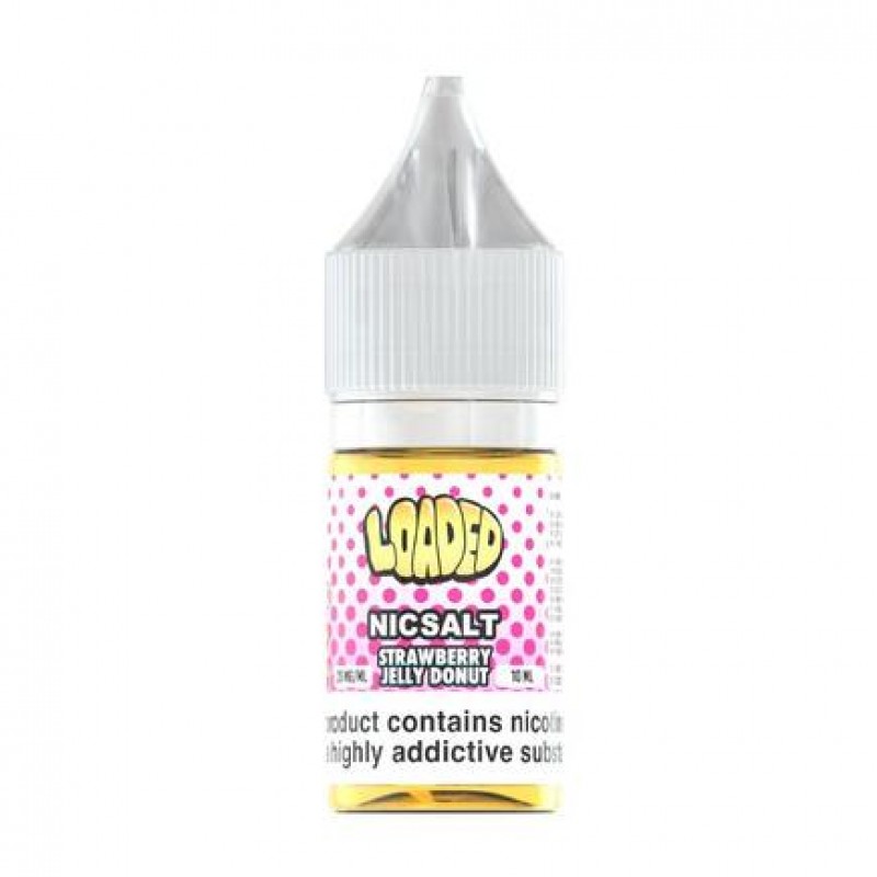 Loaded Strawberry Jelly Donut 10ml Nic Salt E-Liqu...