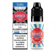 Dinner Lady - Strawberry Ice 10ml Salt Nic E-Liqui...