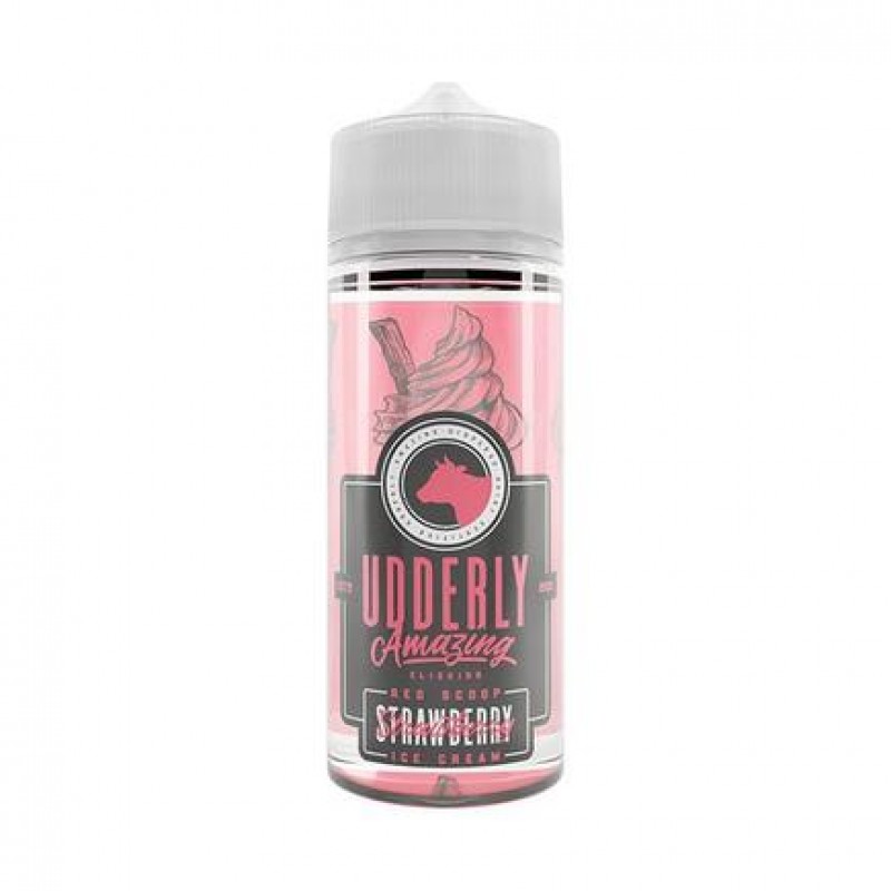 Udderly Amazing Range 100ml Strawberry Ice Cream