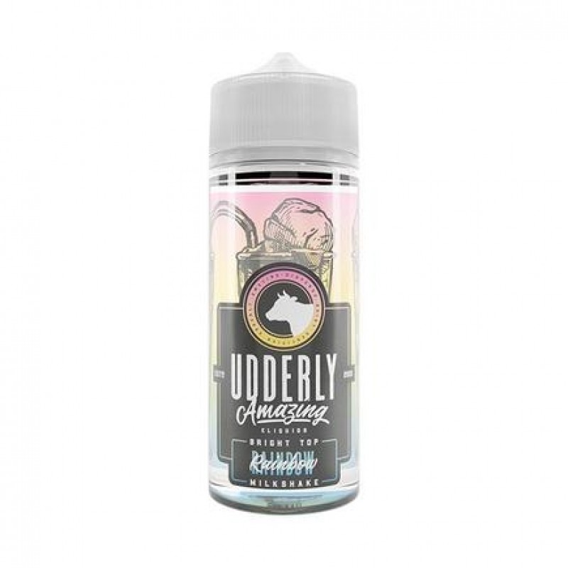 Udderly Amazing Range 100ml Rainbow Milkshake