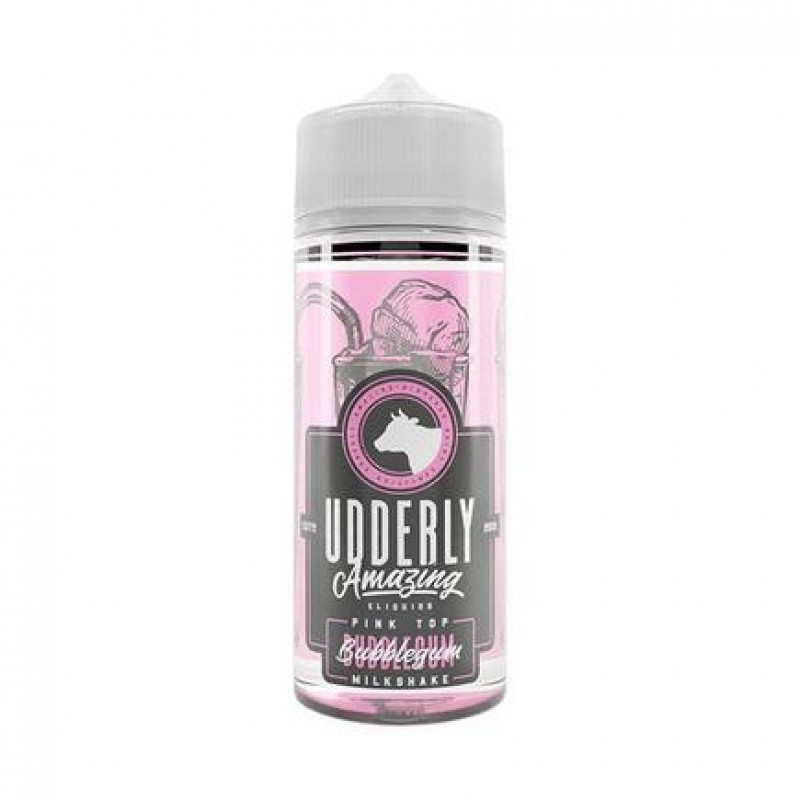 Udderly Amazing Range 100ml Bubblegum Milkshake