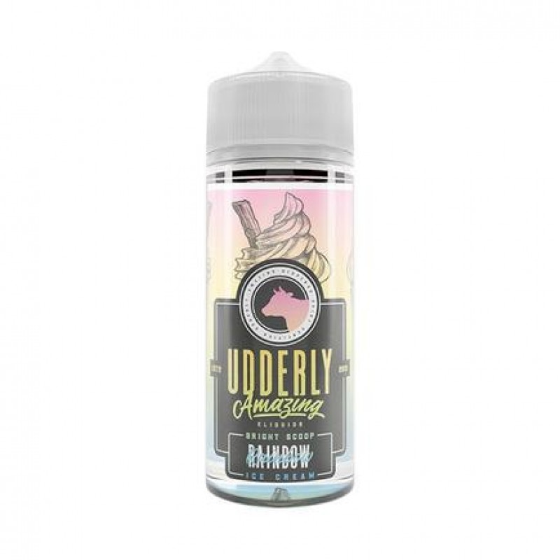 Udderly Amazing Range 100ml Rainbow Ice Cream