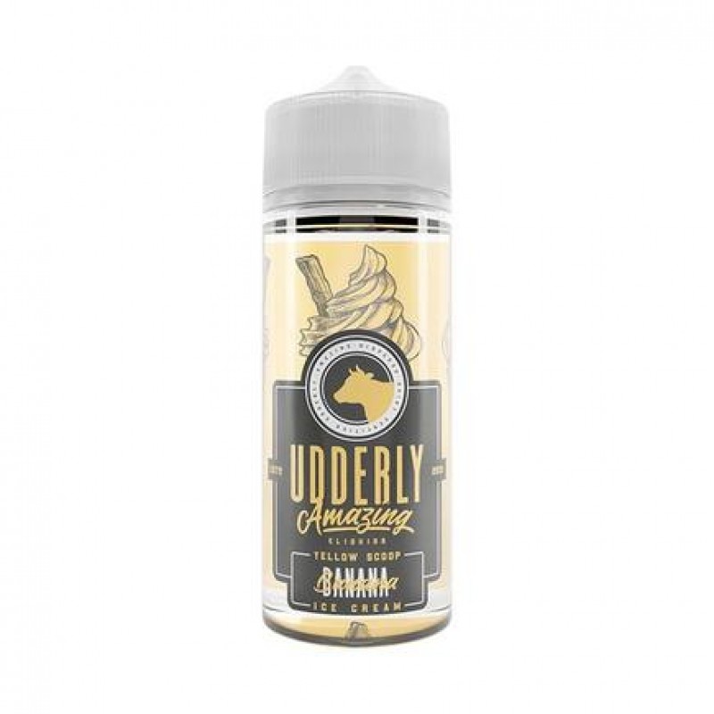 Udderly Amazing Range 100ml Banana Ice Cream