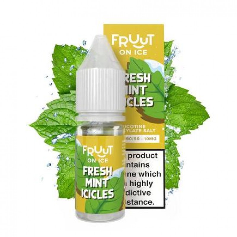 Fruut Salt On Ice Fresh Mint Icicles - 10ml Nicoti...