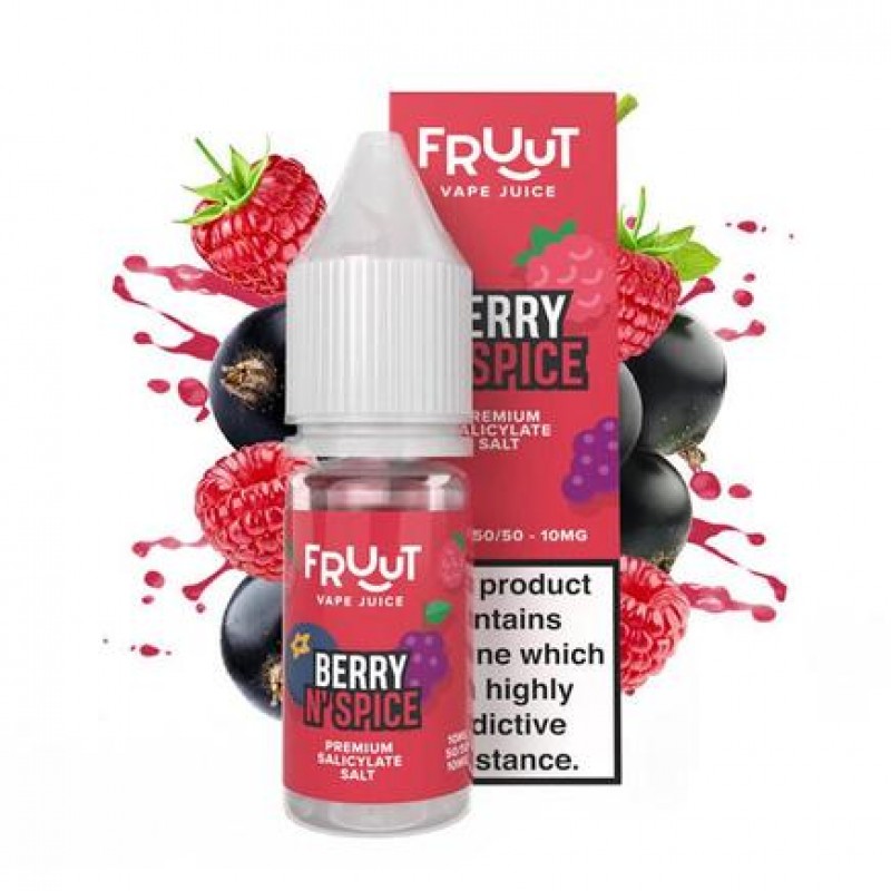 Fruut Salt Berry N Spice - 10ml Nicotine Salt E-Li...