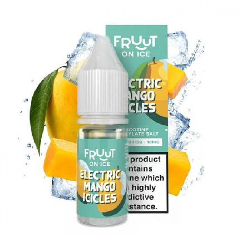 Fruut Salt On Ice Electric Mango Icicles - 10ml Ni...