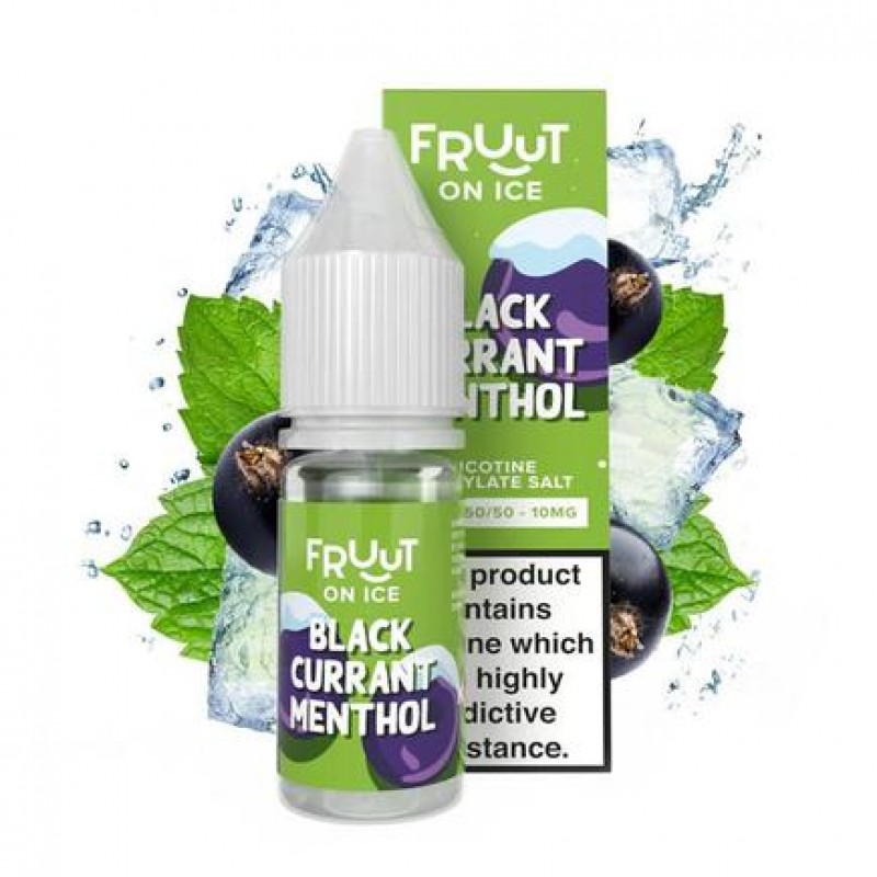 Fruut Salt On Ice Blackcurrant Menthol - 10ml Nico...