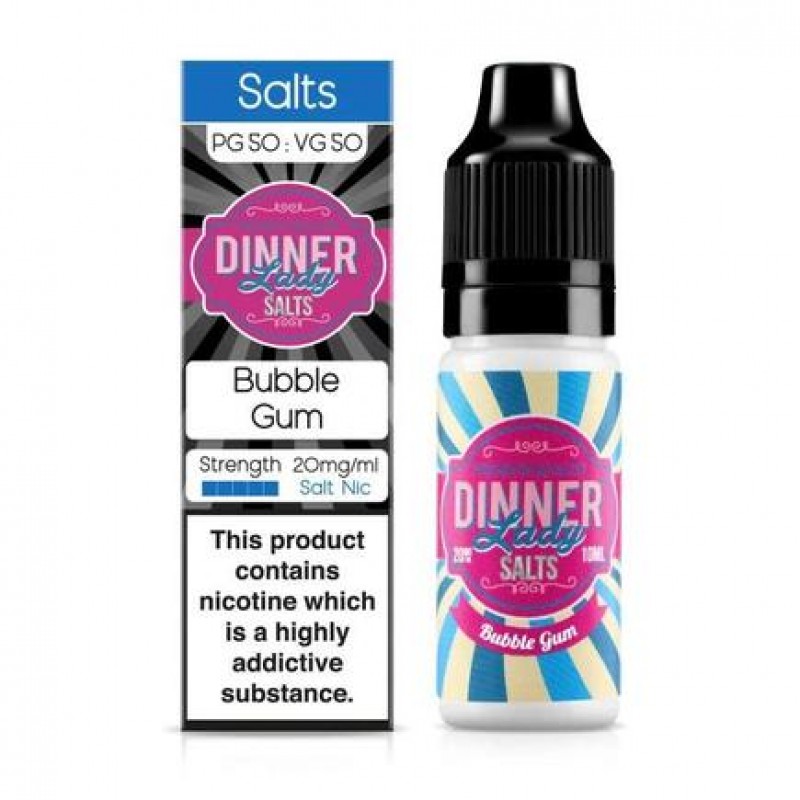 Dinner Lady - Bubblegum 10ml Salt Nic E-Liquid