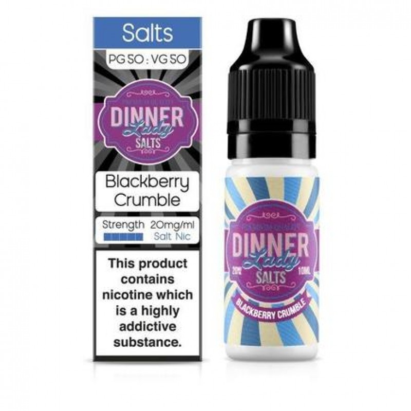 Dinner Lady - Blackberry Crumble 10ml Salt Nic E-L...