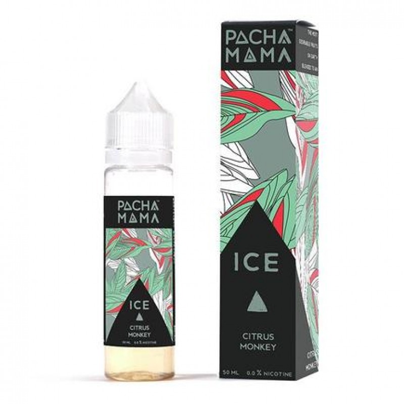 Pachamama Ice Citrus Monkey 50ml Short Fill E-Liqu...