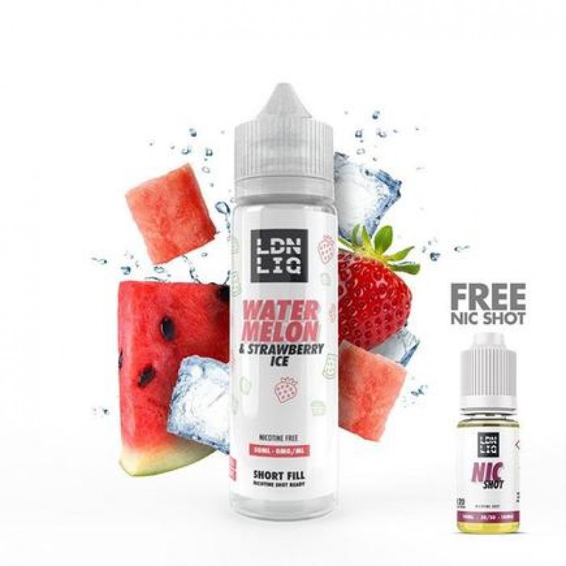 LDN LIQ Strawberry & Watermelon Ice 50ml Short...
