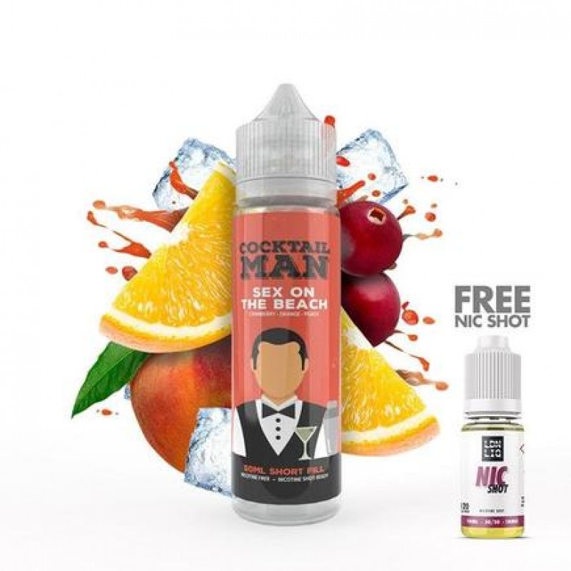 Cocktail Man Sex On The Beach 50ml Short Fill E-Li...