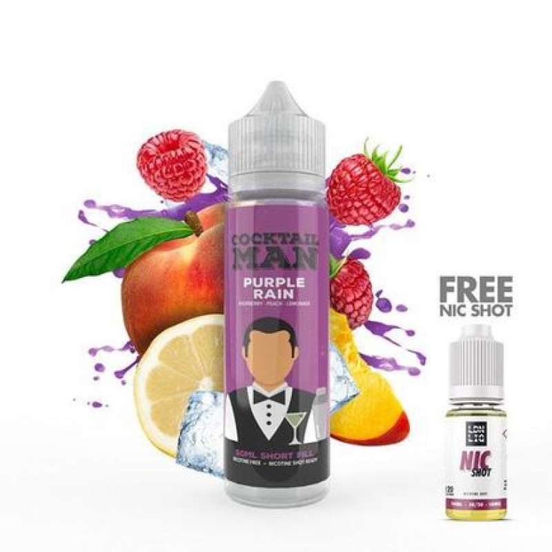 Cocktail Man Purple Rain 50ml Short Fill E-Liquid