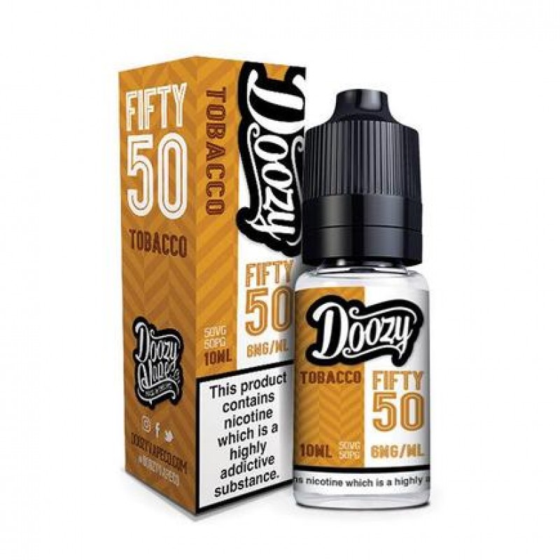 Doozy Vape Tobacco Fifty 50 10ml E-Liquid