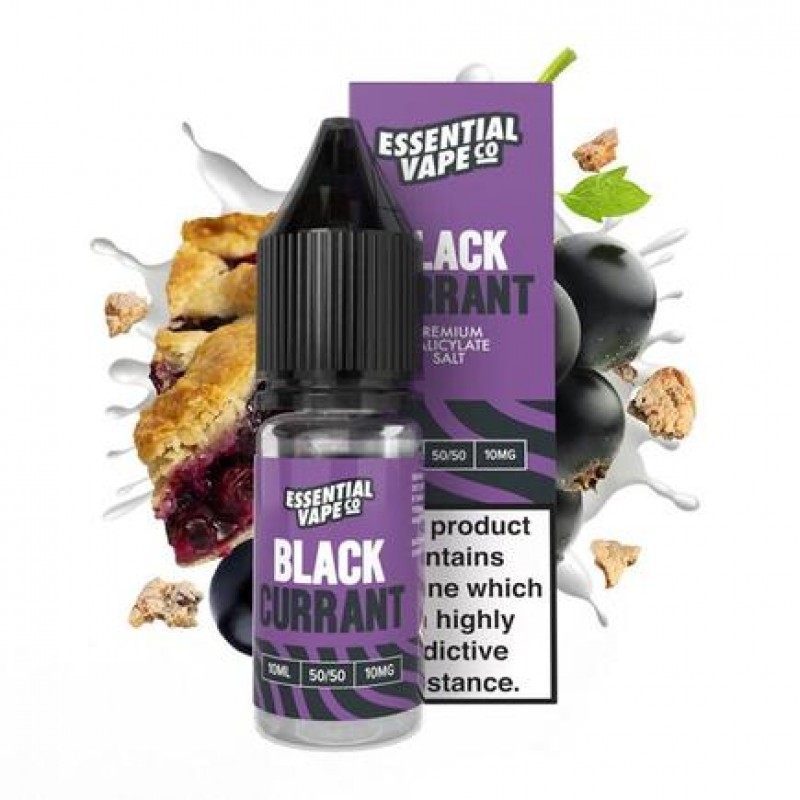 Essential Vape Co Blackcurrant - 10ml Nicotine Sal...