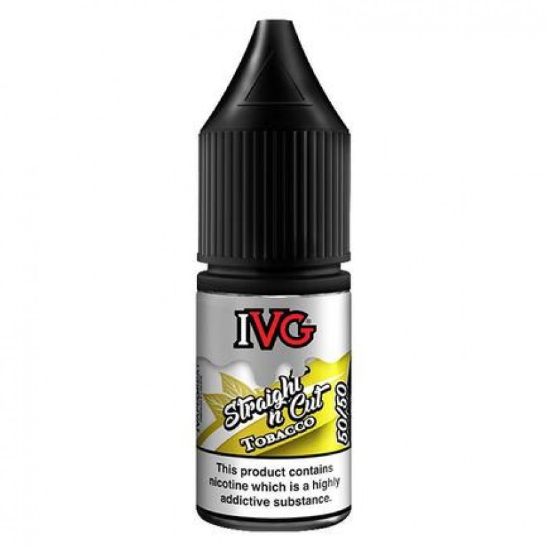 IVG 50/50 Series Straight n Cut Tobacco 10ml E-Liq...