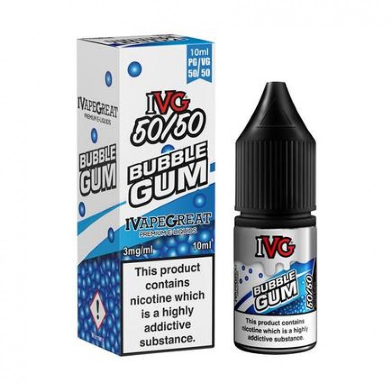 IVG 50/50 Series Bubblegum 10ml E-Liquid