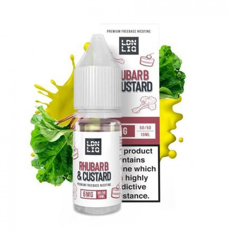 LDN LIQ Rhubarb and Custard - 10ml E-Liquid
