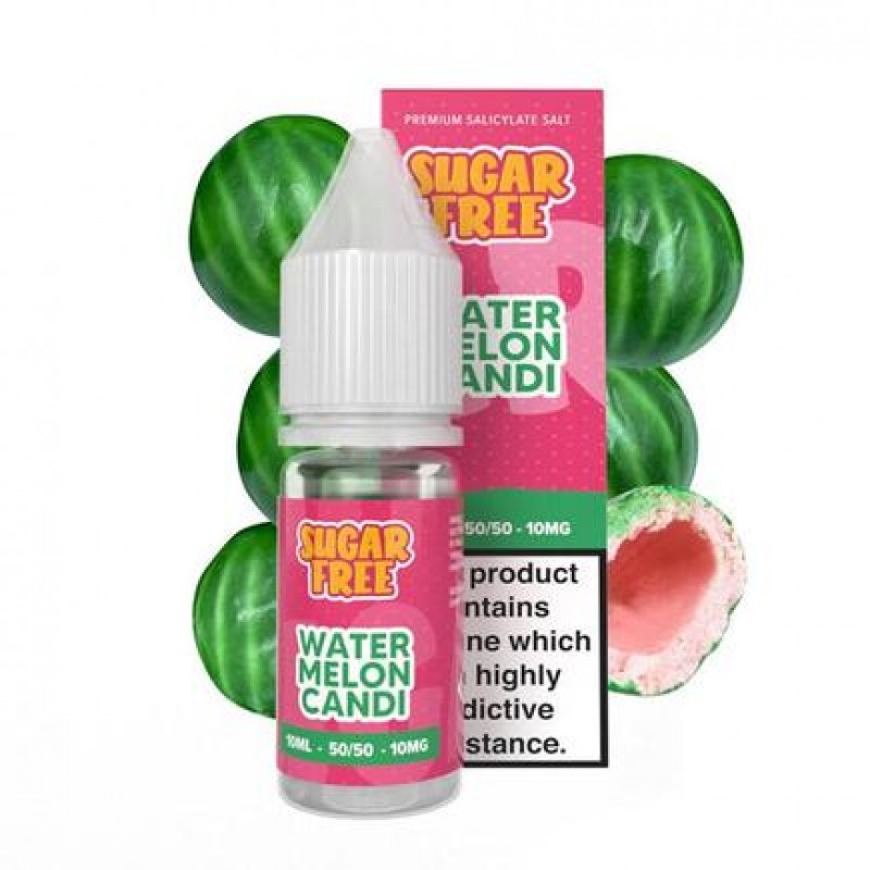 Sugar Free Watermelon Candi - 10ml Nicotine Salt E...