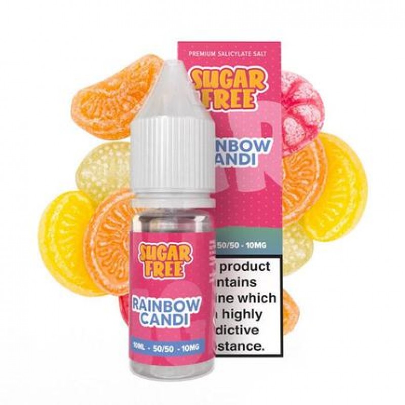 Sugar Free Rainbow Candi - 10ml Nicotine Salt E-Li...