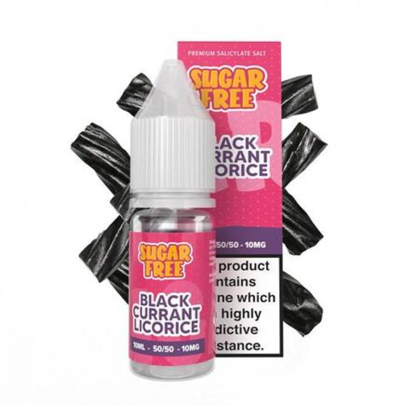 Sugar Free Blackcurrant Licorice - 10ml Nicotine Salt E-Liquid