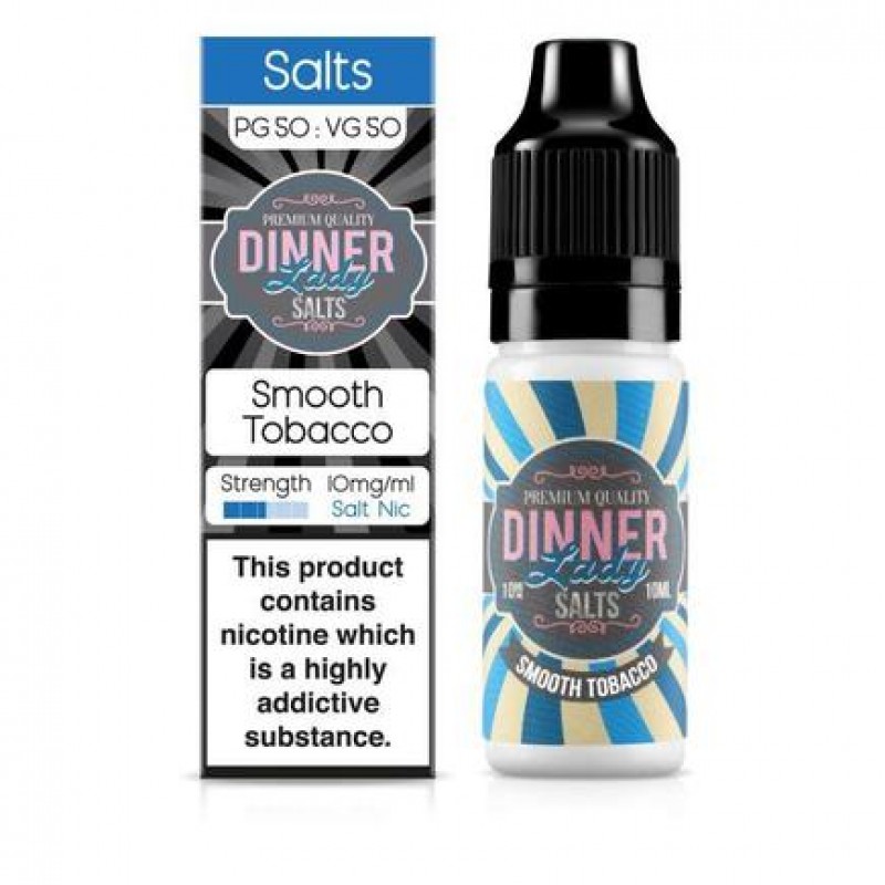 Dinner Lady - Smooth Tobacco 10ml Salt Nic E-Liquid