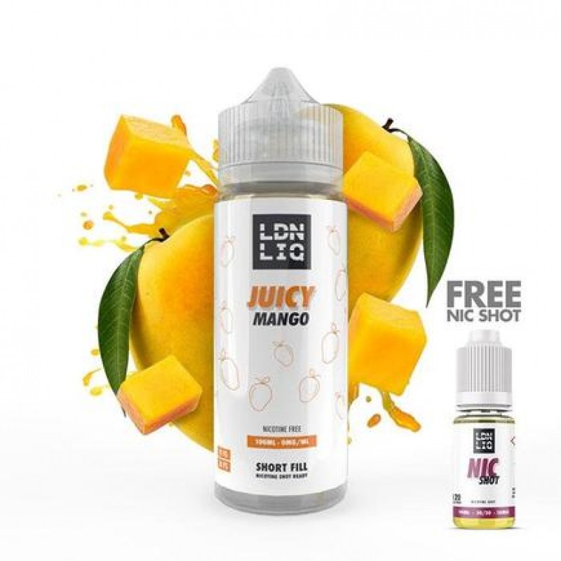 LDN LIQ Juicy Mango 100ml Short Fill E-Liquid