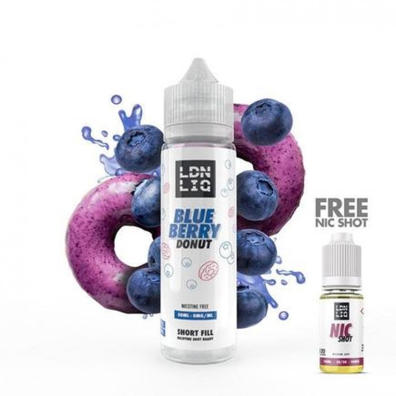 LDN LIQ Blueberry Donut 50ml Short Fill E-Liquid