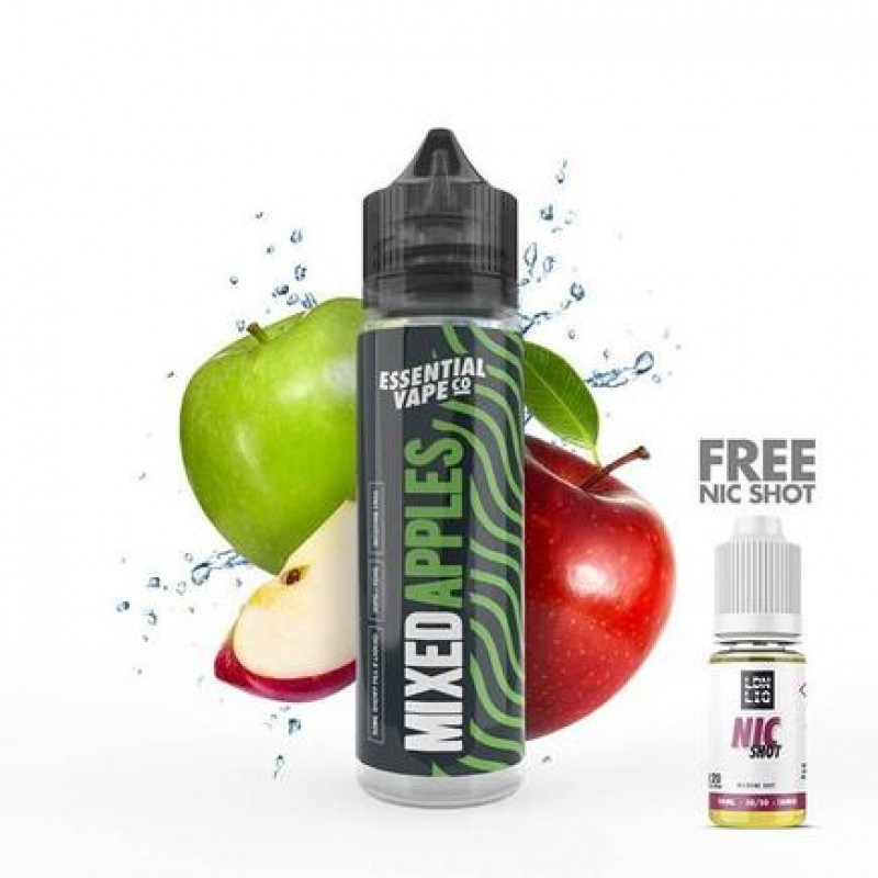 Essential Vape Co Mixed Apples 50ml Short Fill E-L...