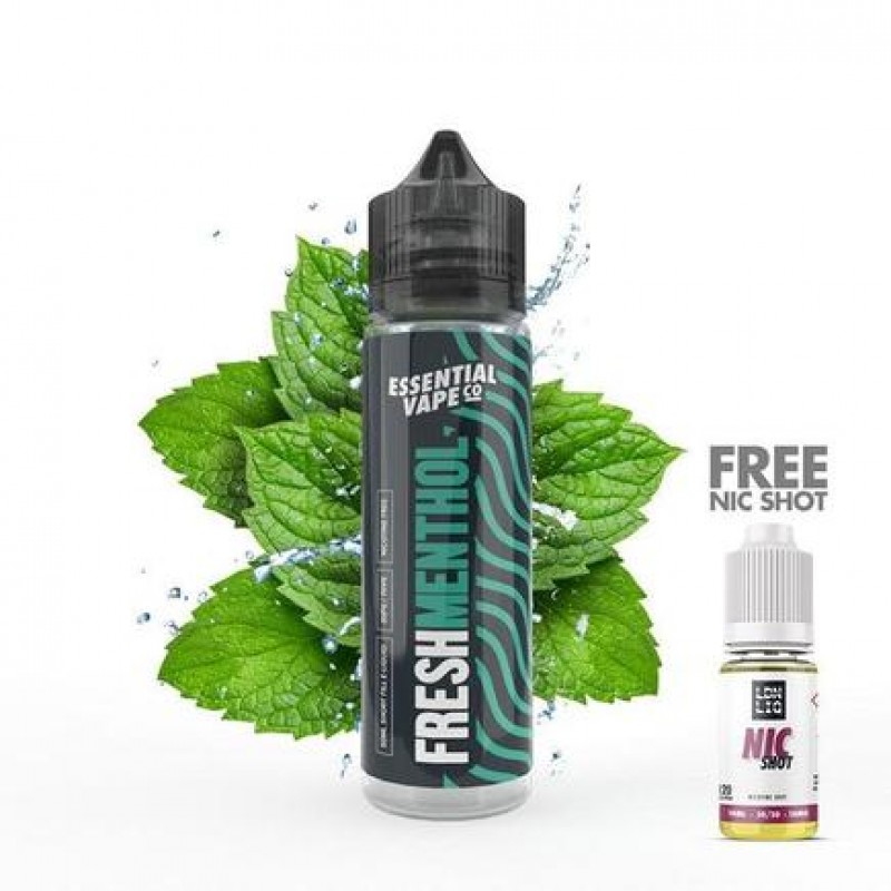 Essential Vape Co Fresh Menthol 50ml Short Fill E-...