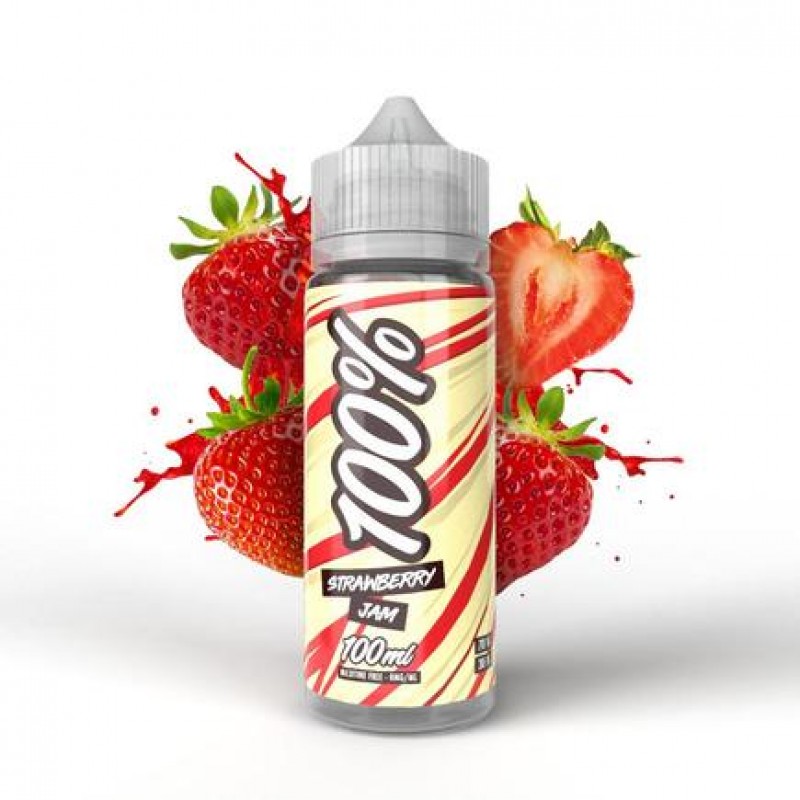 100% Strawberry Jam - 100ml Short Fill E-Liquid