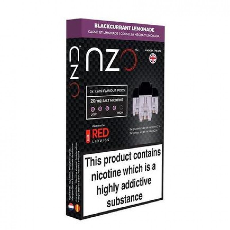 NZO Blackcurrant Lemonade Pods