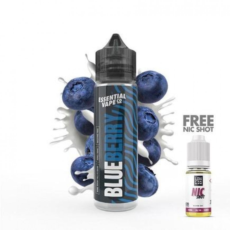 Essential Vape Co Blueberry 50ml Short Fill E-Liqu...